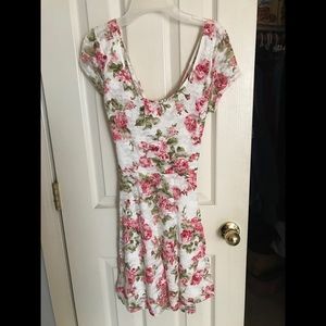 Floral Lace Mini Dress